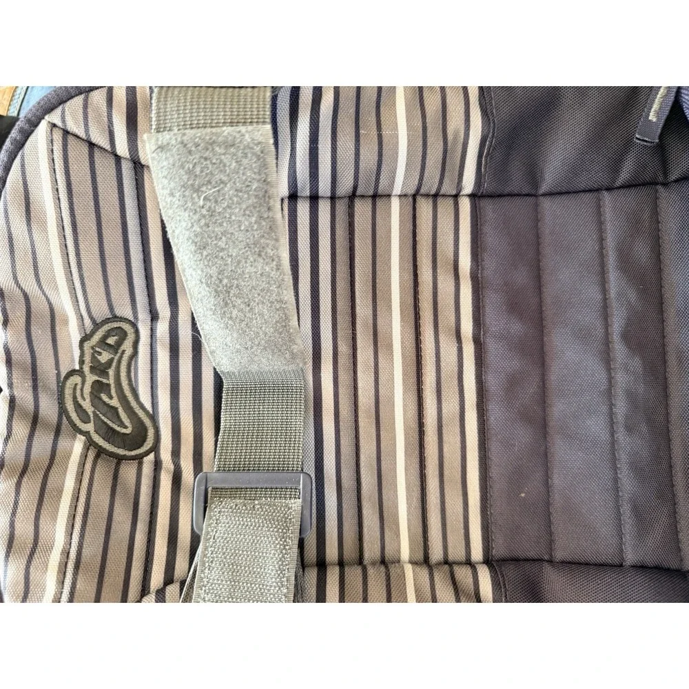 SkullyCandy Ink'd Backpack Skater Bag Retro 2000s Gray Blue‎ Padded